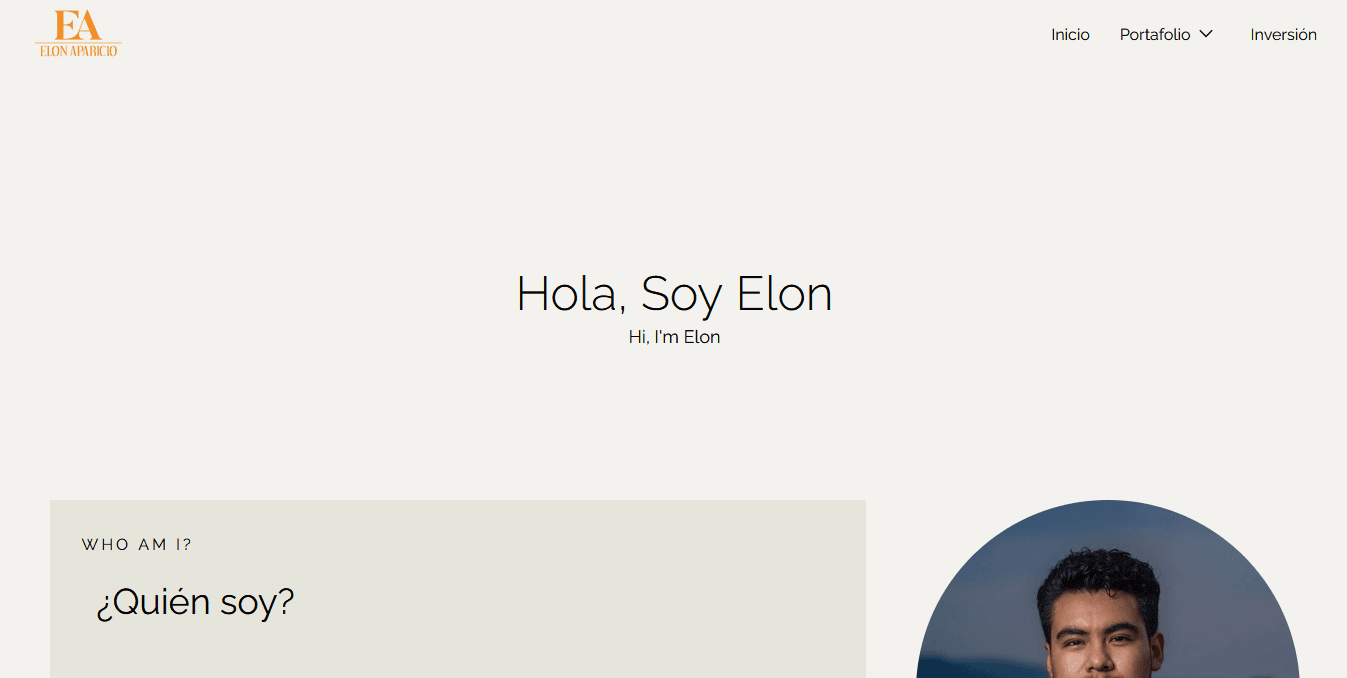 Elon Aparicio Portfolio